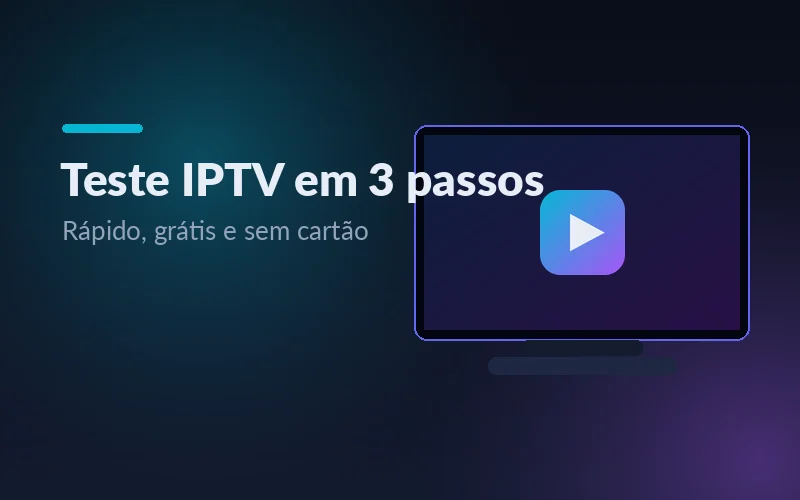 Teste IPTV grátis 6rracs sendo ativado no celular e na Smart TV